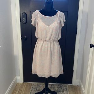 Paisley Grey and pink dress
